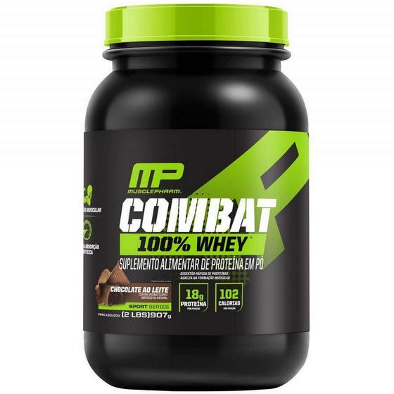 Imagem de Combat 100% Whey - (907g) - Chocolate - Muscle Pharm