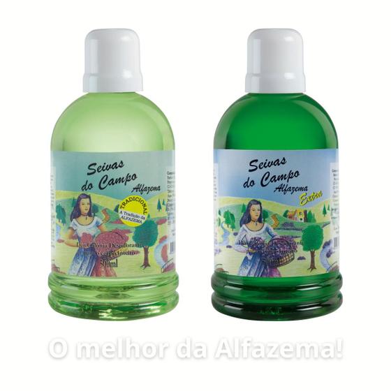 Imagem de Combo 1 Alfazema Tradicional + 1 Alfazema Extra De 500ml - Perfume Tradicional E Clássico Para O Bem-estar