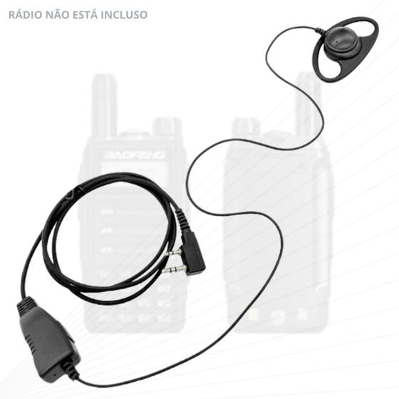 Imagem de Combo 10 Fone Ouvido Reforçado Concha Para Rádio Uv-16 Plus