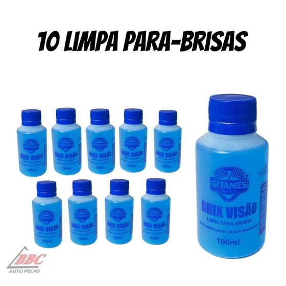 Imagem de Combo 10 Limpa Parabrisa Gitanes 100ml