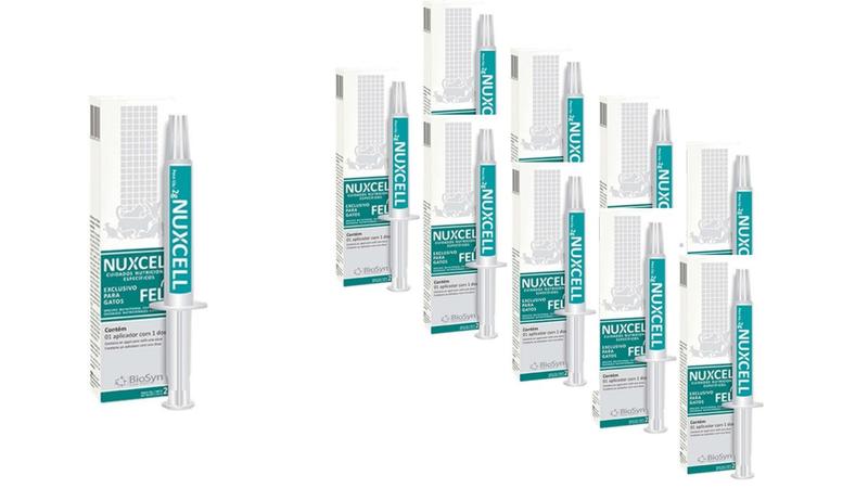Combo 10 Suplemento nuxcell Fel 2g Biosyn Menor preço em Combo 10 Suplemento nuxcell Fel 2g Biosyn