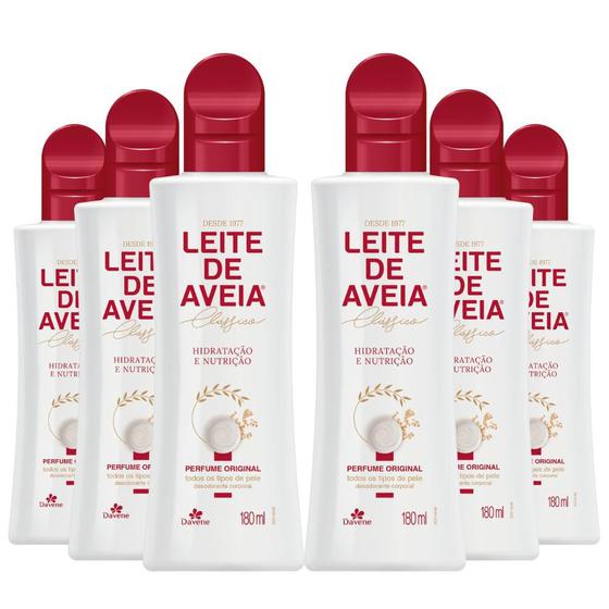 Imagem de Combo 10006 (6 x Hidratante Corporal Leite de Aveia Perfume Original 180ml)