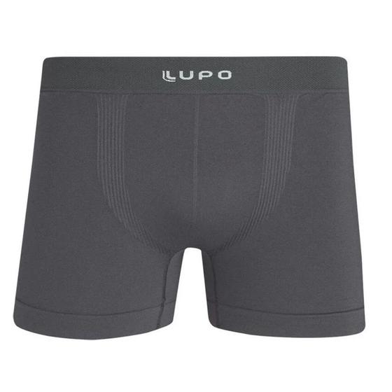 Imagem de Combo 12 Cuecas Boxer Box Lupo Original Basic Microfibra Sem Costura Masculino Adulto