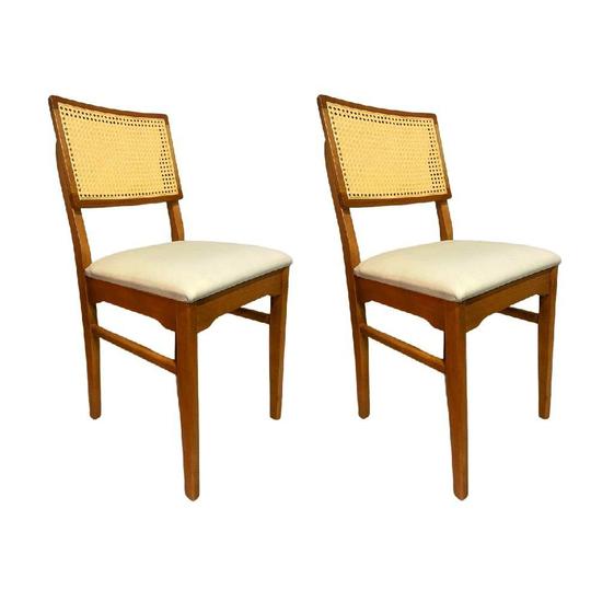 Imagem de Combo 2 Cadeiras Uttar Com Palha Indiana