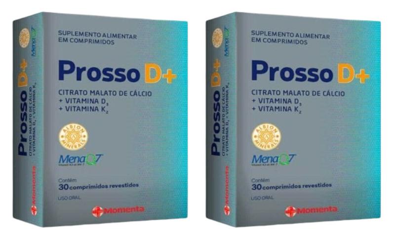 Combo 2 caixas Prosso D+ 30 comprimidos Menor preço em Combo 2 caixas Prosso D+ 30 comprimidos