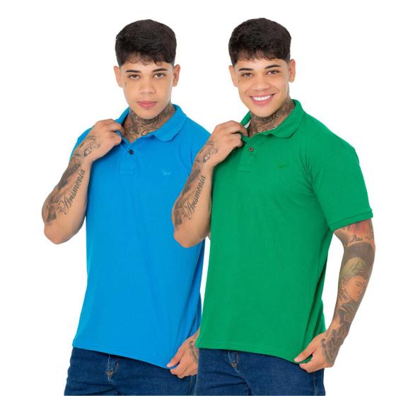 Imagem de Combo 2 Camisa Polo Sofisticado Conforto Premium e Estilo