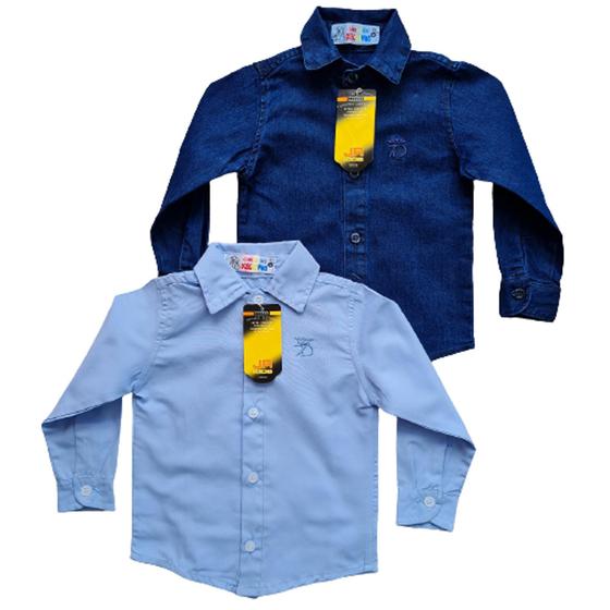 Imagem de Combo 2 camisas masculina infantil bebe meninoTam P,M e G .