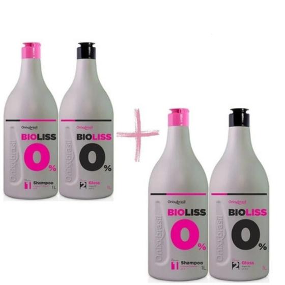 Imagem de Combo 2 Kits Progressiva Bioliss 1lt Onixx Brasil 0%
