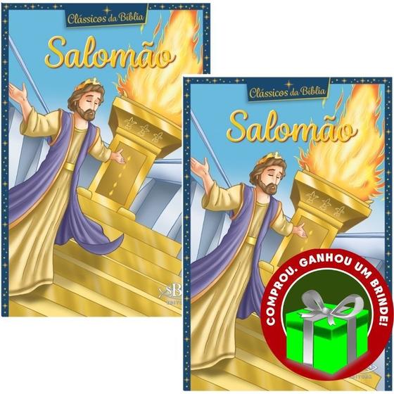 Combo 2 Livros Clássicos da Bíblia Salomão Infantil SBN Crianças Infantil Evangélico Filhos Combo 2 Livros Clássicos da Bíblia Salomão Infantil SBN Crianças Infantil Evangélico Filhos