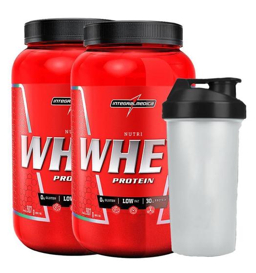 Menor preço em Combo 2 Nutri Whey Isolado Concentrado Protein Coqueteleira