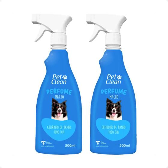 Imagem de Combo 2 Perfume Macho Pet Clean - 500ml