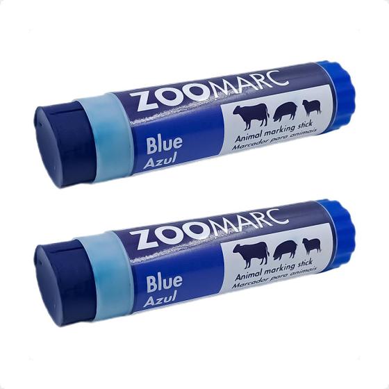 Imagem de Combo 2 Tinta Marcadora em Bastão 57g Zoomarc  - Azul