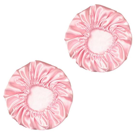 Imagem de Combo 2 un. Touca de Cetim Anti Frizz Toca para Dormir Cabelo Alinhado