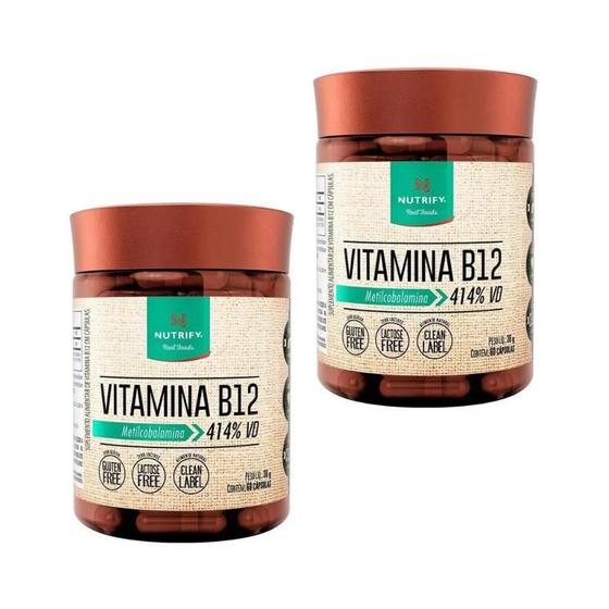 Imagem de Combo 2 Vitaminas B12 - Metilcobalamina