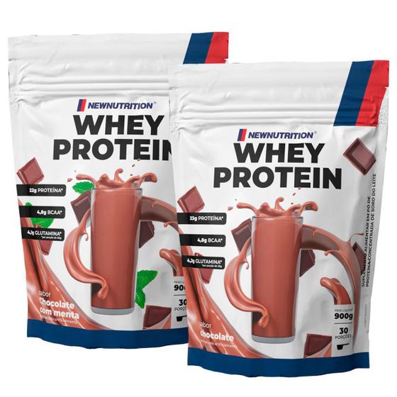 Imagem de Combo 2 Whey Protein Concentrado 900g NEWNUTRITION