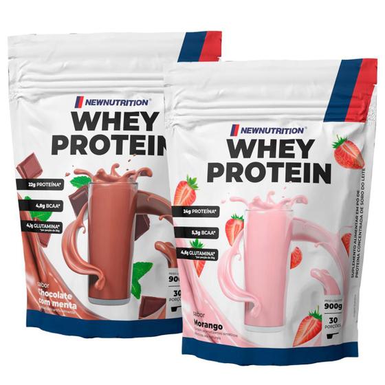 Imagem de Combo 2 Whey Protein Concentrado 900g NEWNUTRITION