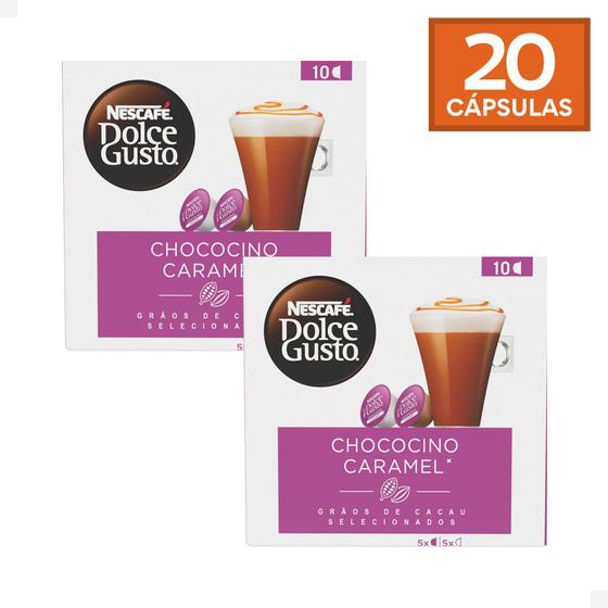Imagem de Combo 20 Cápsulas Chococcino Caramel Dolce Gusto