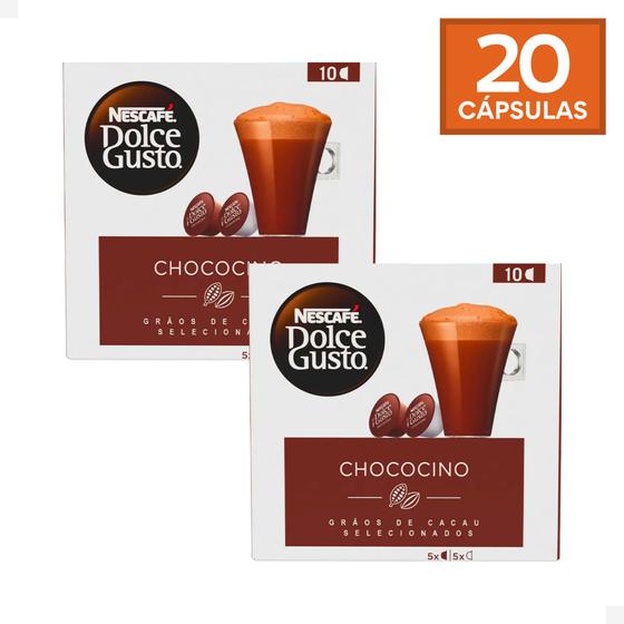 Imagem de Combo 20 Cápsulas Chococcino Dolce Gusto