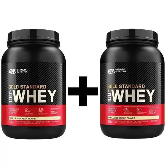 Imagem de Combo 2un Whey Gold Standard - Sabor Baunilha 907g-ON