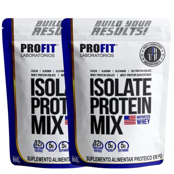 Combo 2x Isolado Protein Isolate Concentrado Mix Creme de Avelã 900g Refil - Profit Menor preço em Combo 2x Isolado Protein Isolate Concentrado Mix Creme de Avelã 900g Refil - Profit