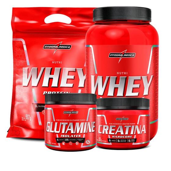 Imagem de Combo 2x Whey Protein (nutri) + Glutamina + Creatina