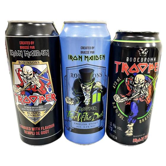 Imagem de Combo 3 Cervejas Iron Maiden Kit Especial Presente Oficial