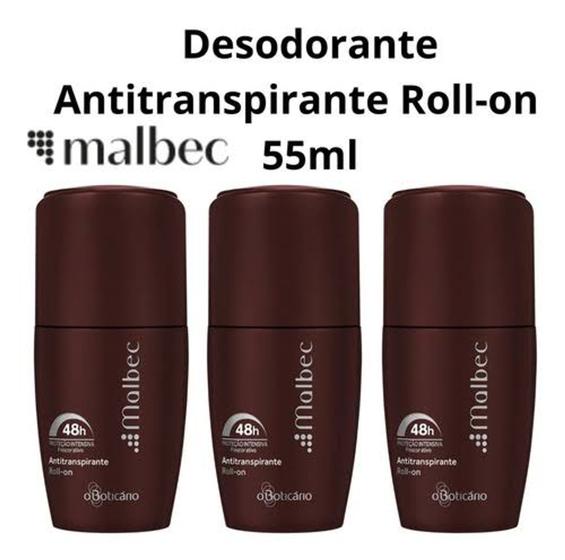 Combo 3 desodorante malbec rollon 55ml é ruim? Combo 3 desodorante malbec rollon 55ml é boa?