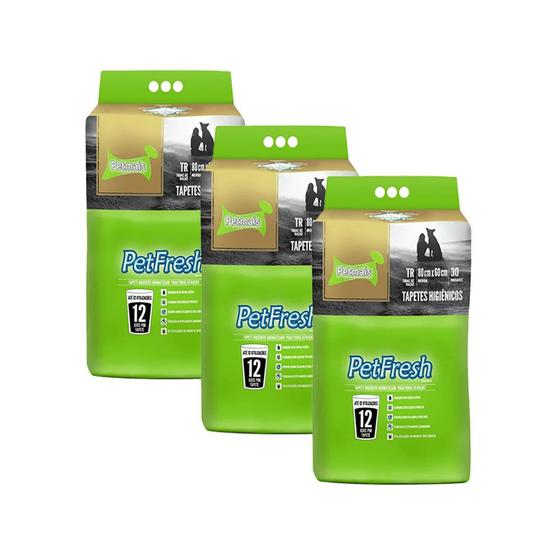 Combo 3 Tapete Higiênico Cães Petfresh C/30 Unidades Cada é boa?