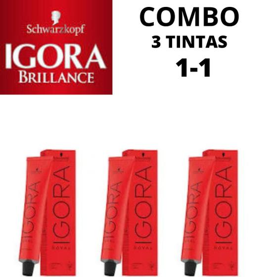 Imagem de Combo 3 tintas igora 1-1