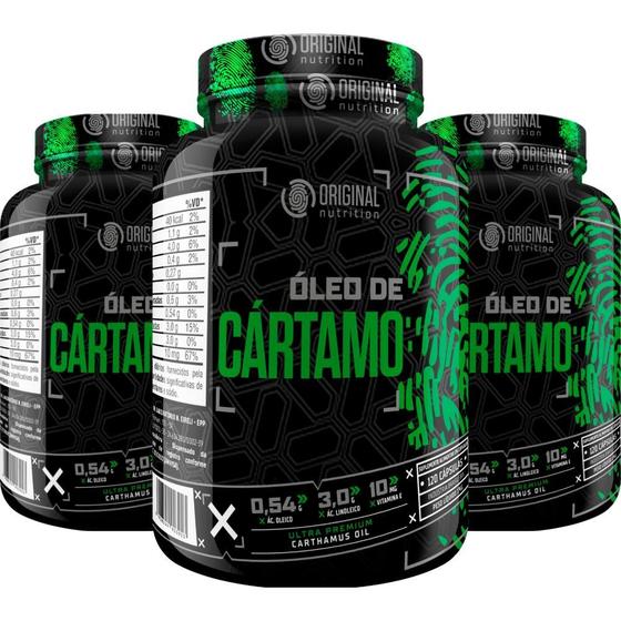 Imagem de Combo 3x Óleo De Cártamo 120 Cáps - Original Nutrition