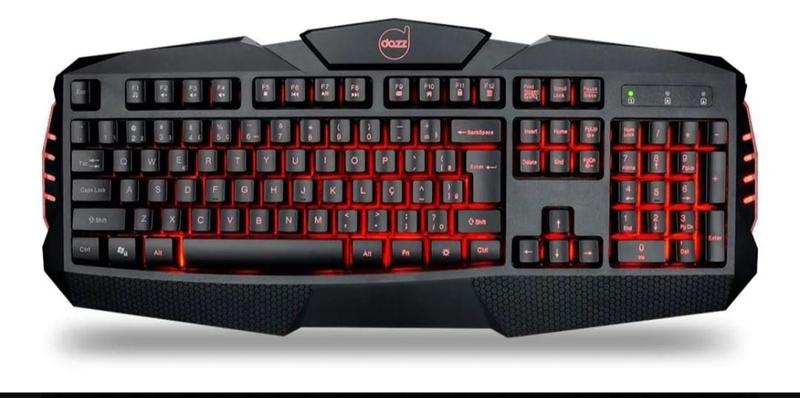 Imagem de Combo 4 em 1 arsenal headset,mouse pad,teclado preto/vermelho
