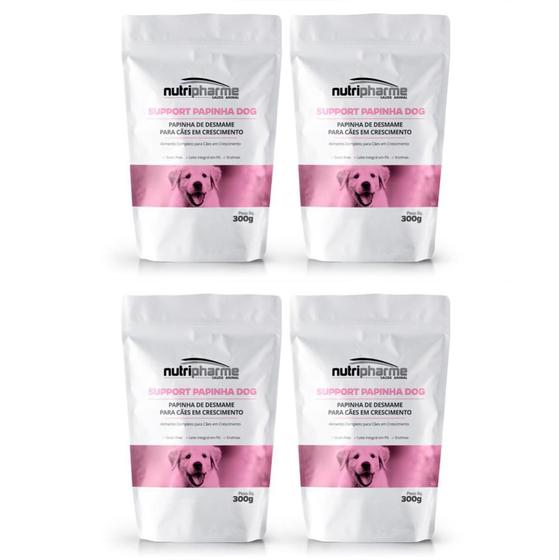 Imagem de Combo 4 unidades Support Papinha Dog para Cães Filhotes 300 g - Nutripharme