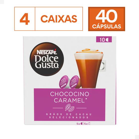 Imagem de Combo 40 Cápsulas Chococcino Caramel Dolce Gusto