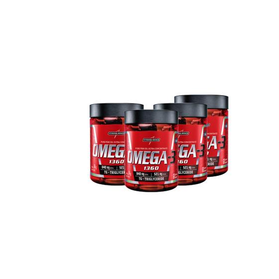 Combo 4x omega 3 60 capsulas integralmedica Ômega 3 / Óleo de Peixe Magazine Luiza
