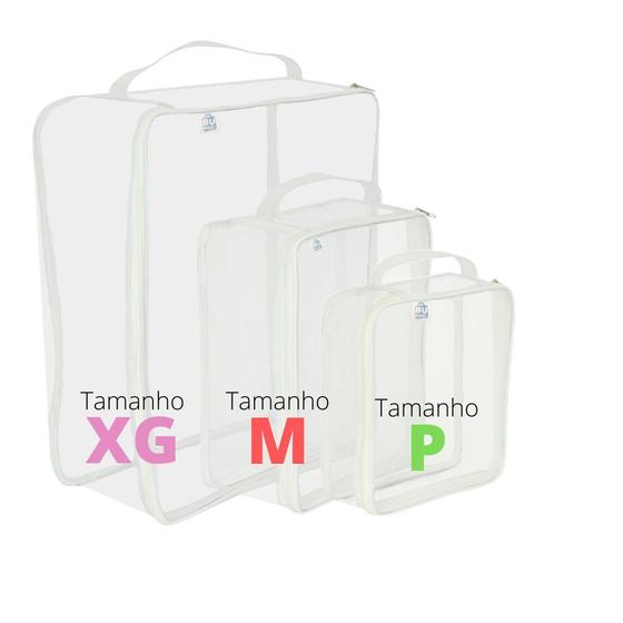 Imagem de Combo 5 Organizadores Multiuso Tamanhos Higienizáveis 2 P + 2 M + 1 Xg - Bubag!