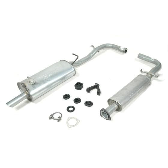 Imagem de Combo Abafador Silencioso Gol 1.0 16v G3 2000 A 2002 Turbo