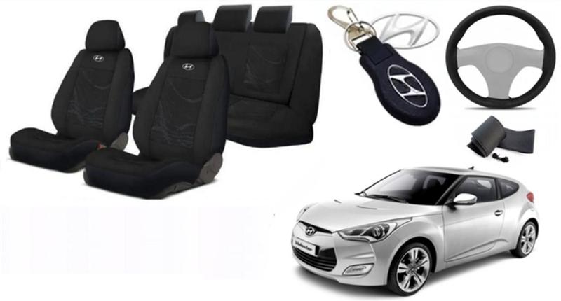 Imagem de Combo Aconchego Veloster 11-19 +(Capa Volante) + Chaveiro