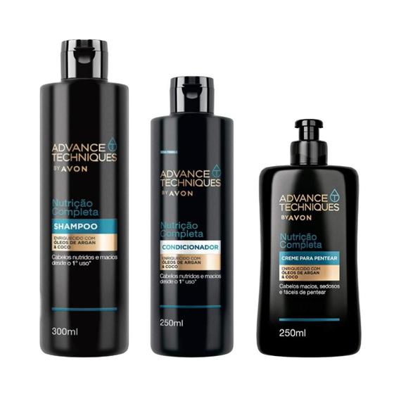 Imagem de Combo Avon shampoo condicionador e Creme Nutrição completa