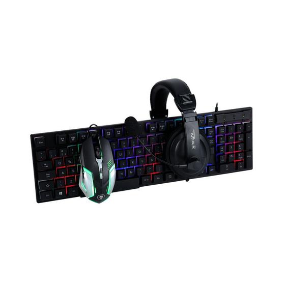 Imagem de Combo Bright Gamer 0543 Teclado + Mouse + Headset Preto