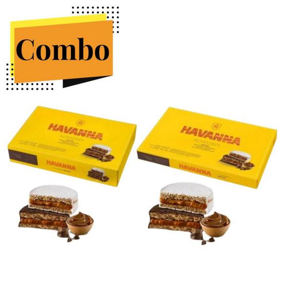 Imagem de Combo - Caixa de Alfajores Mistos Havanna 12 Unidades + de Mistos 6 Unidades