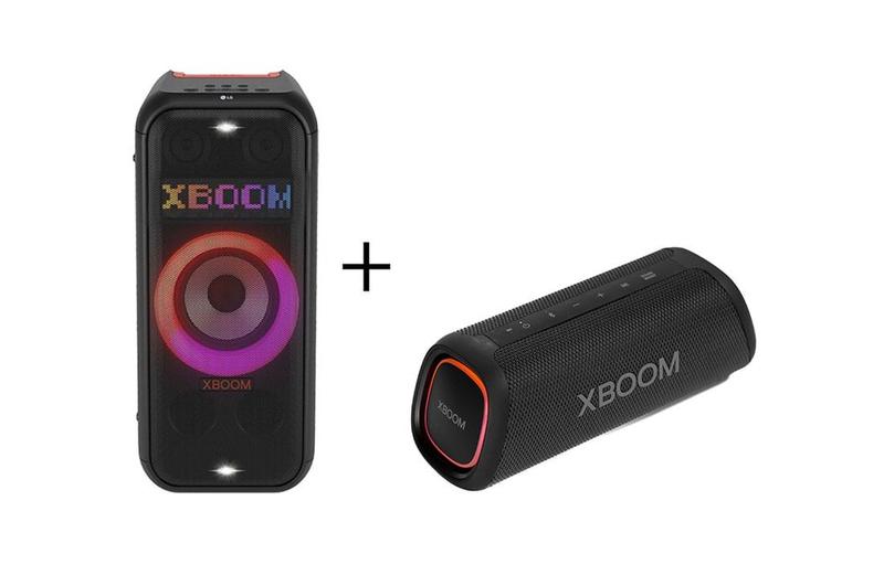 Imagem de Combo Caixa De Som Portátil LG Xboom Partybox XL7 + Caixa de Som Portátil LG XBOOM Go XG5