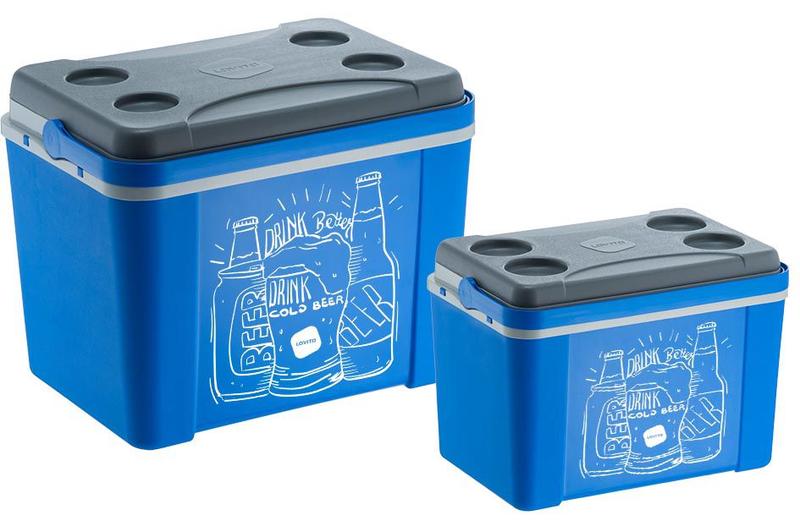 Imagem de Combo Caixa Térmica Lavita Azul Beer - 2 Caixas: 34 L + 12 L