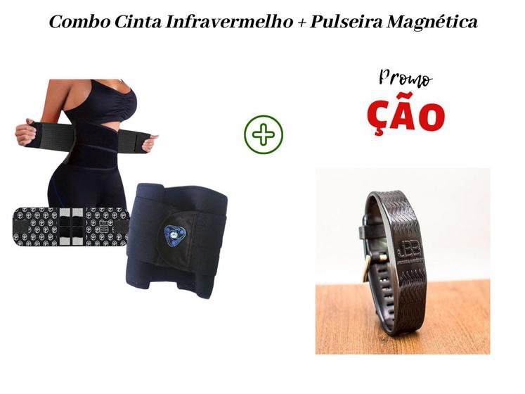 Imagem de Combo Cinta Modeladora Infra + Pulseira Magnética Jbb