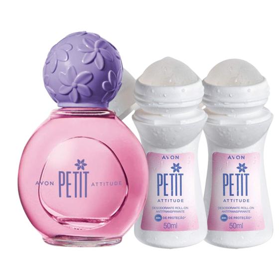 Imagem de Combo Colônia Petit Attitude + 2 Roll-On Petit Attitude - Avon