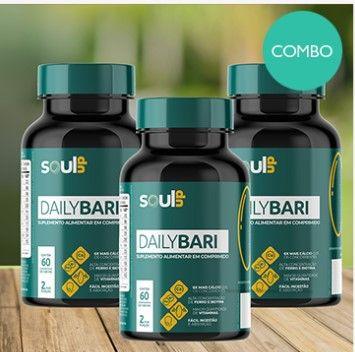 Imagem de Combo com 03 unidades dailybari 60 caps soulup