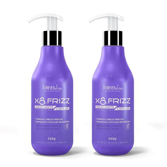 Imagem de Combo com 2 Amaciante Capilar Xô Frizz Forever Liss 250G