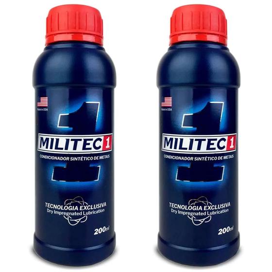 Imagem de Combo com 2 Militec 1 Condicionador de Metais 200ml cada 100% Original