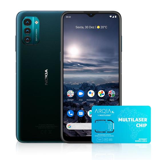 Combo Connect - Smartphone Nokia G21 Azul 4G 128GB Tela HD+ 6.5 Pol. 90Hz Dual Chip 4GB RAM e Kit Arqia4u SimCard - NK083K Menor preço em Combo Connect - Smartphone Nokia G21 Azul 4G 128GB Tela HD+ 6.5 Pol. 90Hz Dual Chip 4GB RAM e Kit Arqia4u SimCard - NK083K