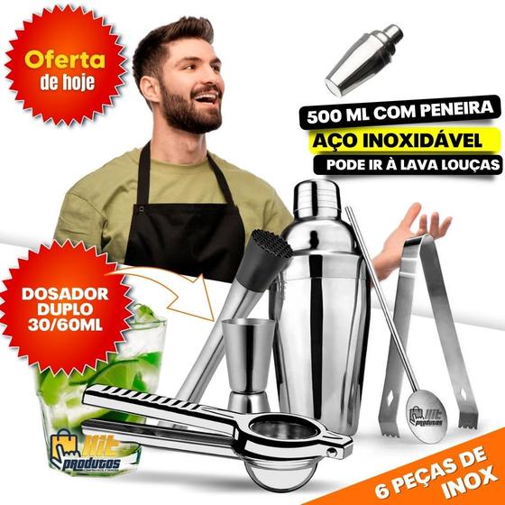 Imagem de Combo coqueteleira 500ml