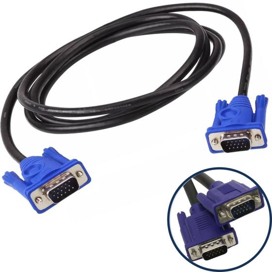 Imagem de Combo De Cabos VGA Para Monitor / Cabo De Força Energia ATX / Conversor HDMI Para VGA